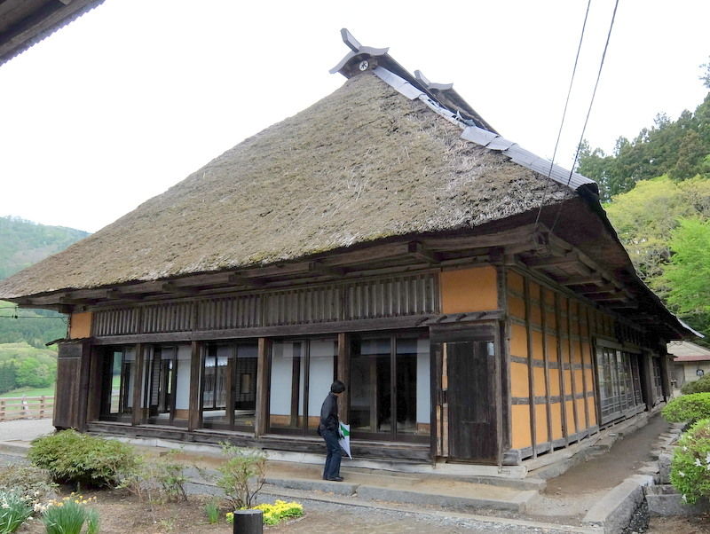 千葉家の曲り家は約２００年前に立てられた歴史的な建物　　国重要文化財