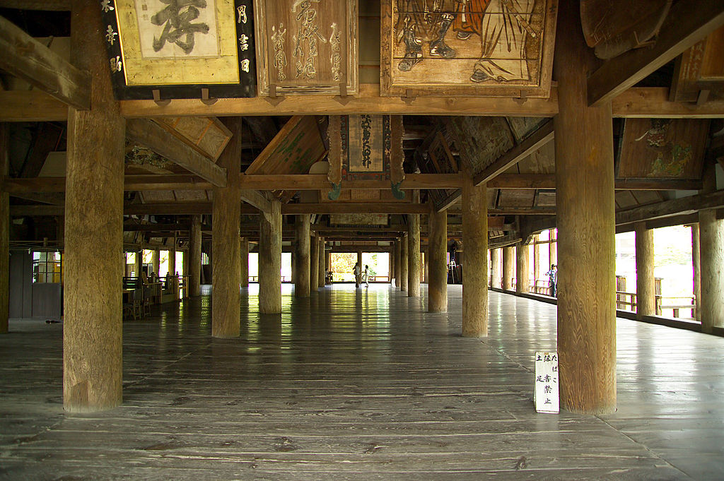 厳島神社　豊国神社本殿（千畳閣）内部